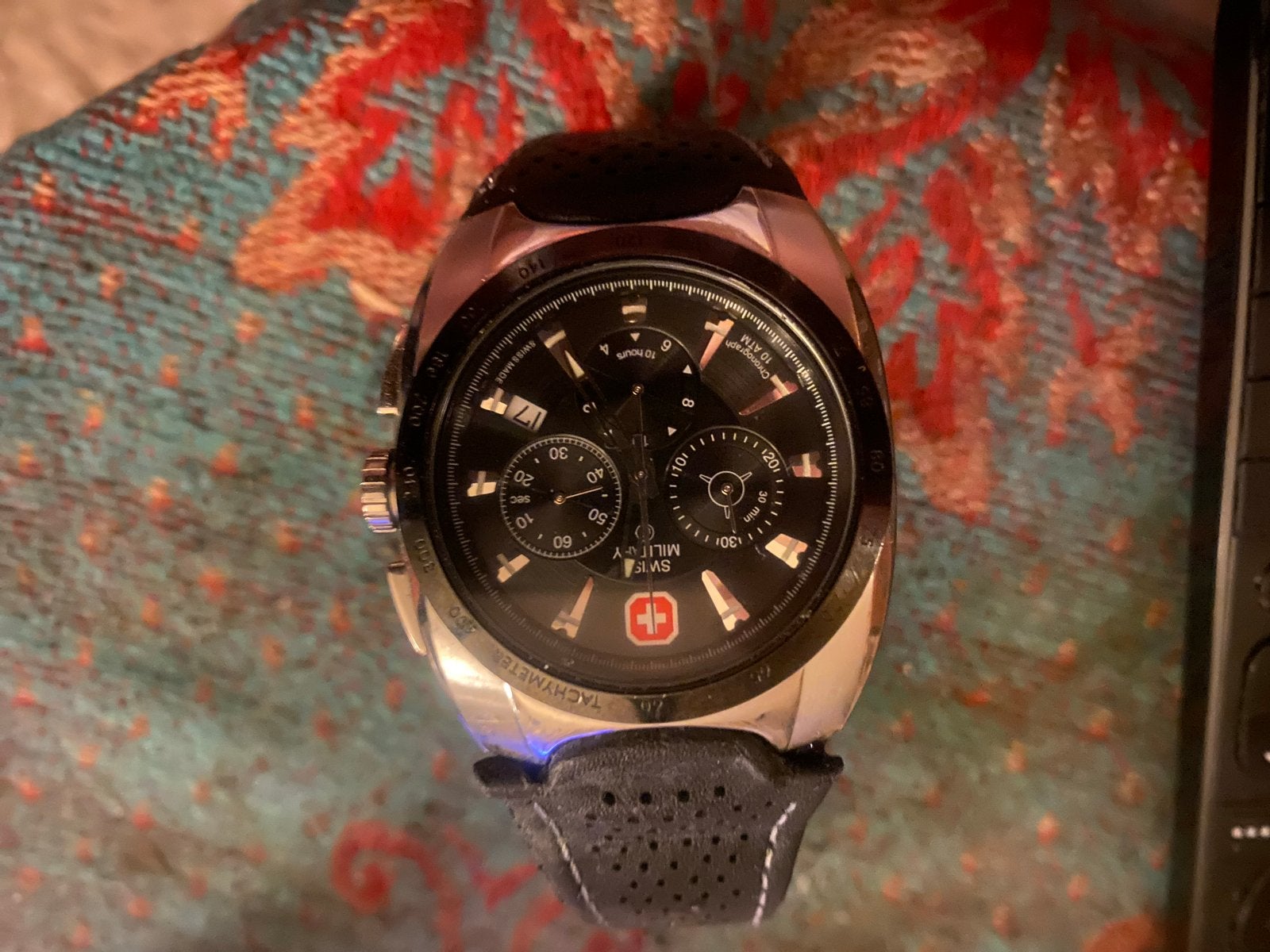 Swiss Military horloge - Nieuwe batterij, Overige merken, Staal, Polshorloge, Ophalen of Verzenden