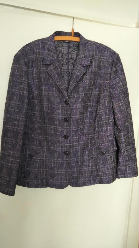ZGAN blazer Barbara Lebek 44, Kleding | Dames, Paars, Maat 42/44 (L), Ophalen of Verzenden, Zo goed als nieuw
