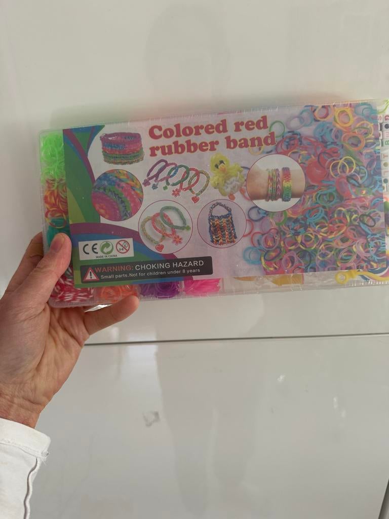 Grote Loom Bandjes Set met Kralen en Accessoires, Ophalen of Verzenden, Zo goed als nieuw