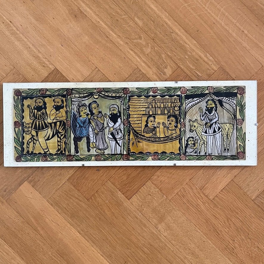 Schilderij uit India, Ophalen of Verzenden
