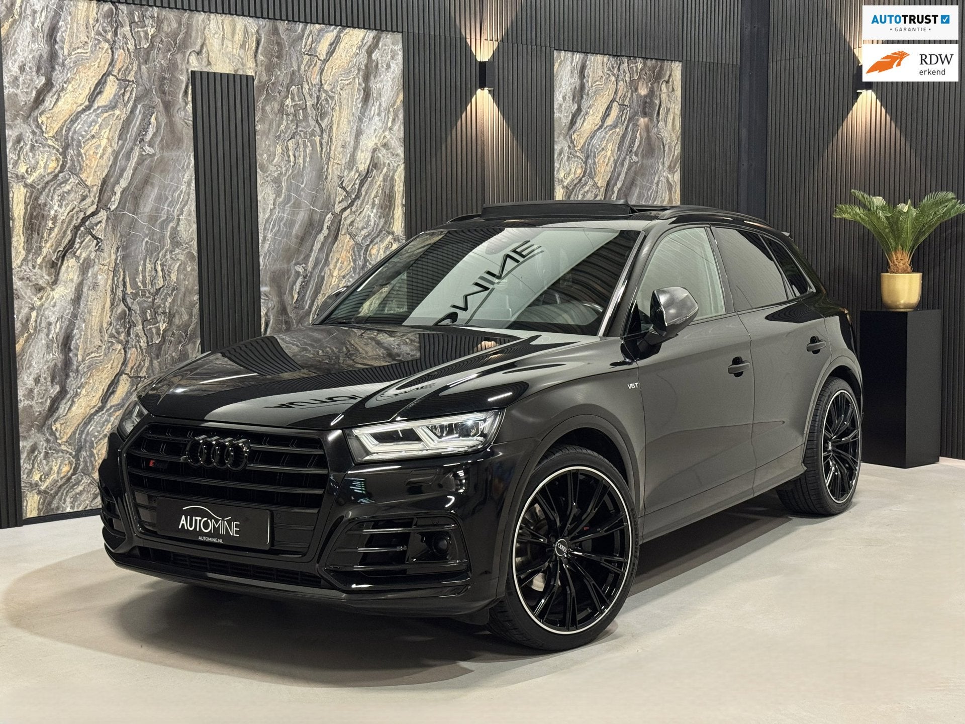 Audi Q5 3.0 TFSI SQ5 |PANO|SFEER|RS ZETELS|MASSAGE|BLIND SPO, Automaat, Dealer onderhouden, Gebruikt, 2995 cc