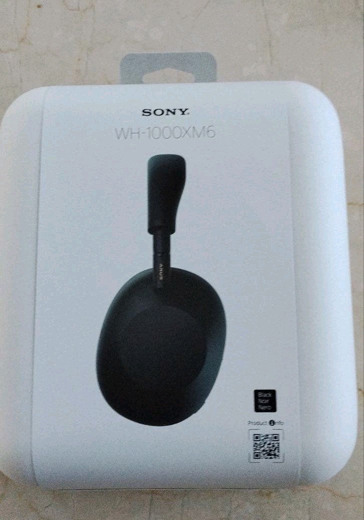 Sony WH-1000XM6 — Zwart, nieuw in doos, Ophalen, Nieuw, Sony, Zwart