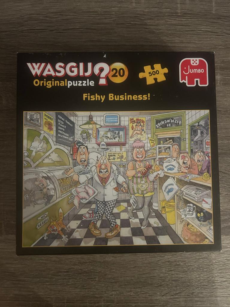 Wasgij puzzel (500 stukjes), Ophalen of Verzenden, 500 t/m 1500 stukjes, Zo goed als nieuw, Legpuzzel