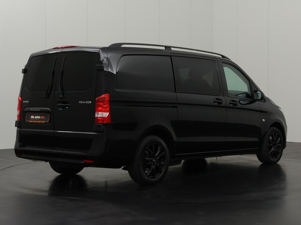 Mercedes-Benz Vito 124CDI Automaat Dubbele Cabine Exclusive, Auto's, Bestelauto's, Automaat, Gebruikt, 2500 kg, Zwart