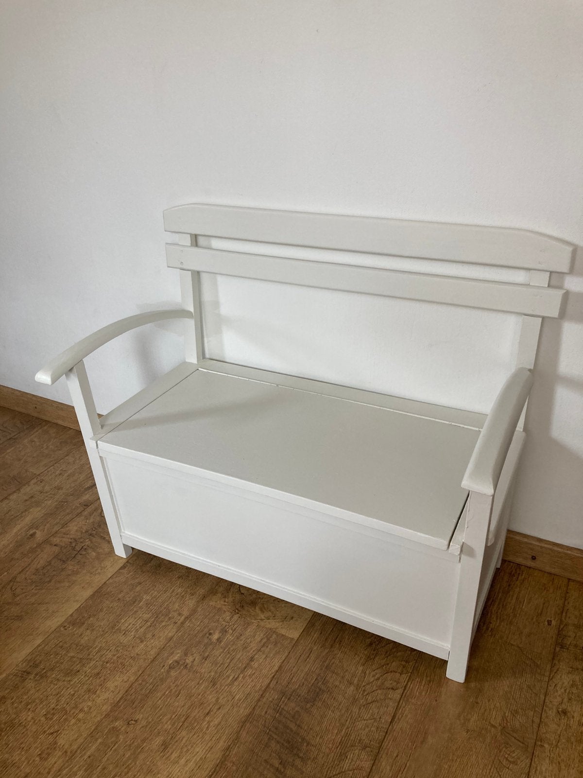 Kinder/ speelgoed bankje (klepbank), Ophalen, Overige merken, Zo goed als nieuw, Wit