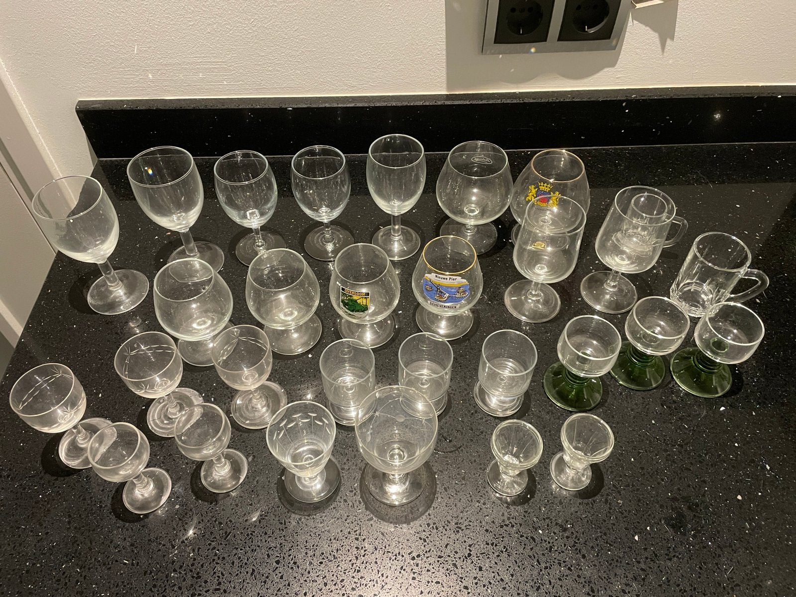 Diverse drinkglazen, Ophalen, Gebruikt, Bierglas