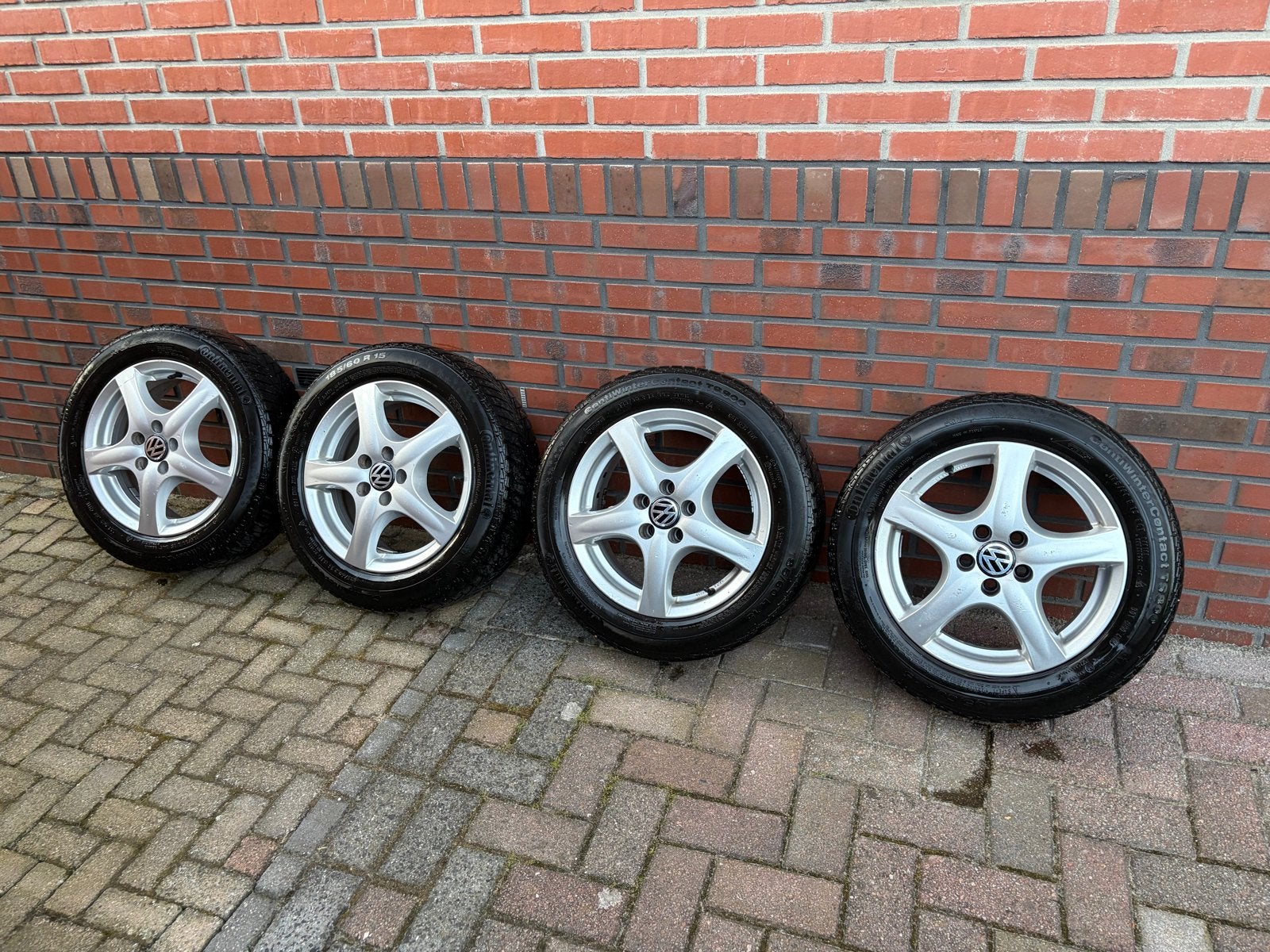 Ronal Alu Velgen 15” met winterbanden, Auto-onderdelen, Banden en Velgen, Ophalen, Gebruikt, 15 inch, Banden en Velgen