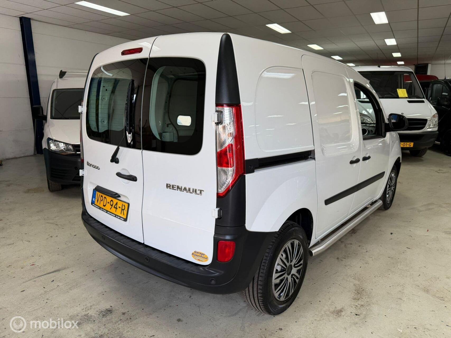 Renault Kangoo 1.5 Blue dCi 2 Schuideuren Airco, Auto's, Gebruikt, 4 cilinders, Renault, Wit
