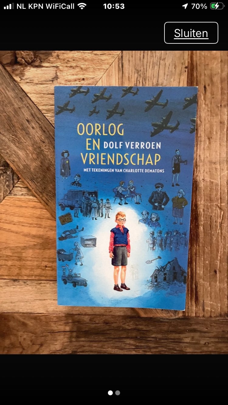 Dolf Verroen - Oorlog en vriendschap, Boeken, Fictie algemeen, Ophalen of Verzenden, Dolf Verroen, Zo goed als nieuw