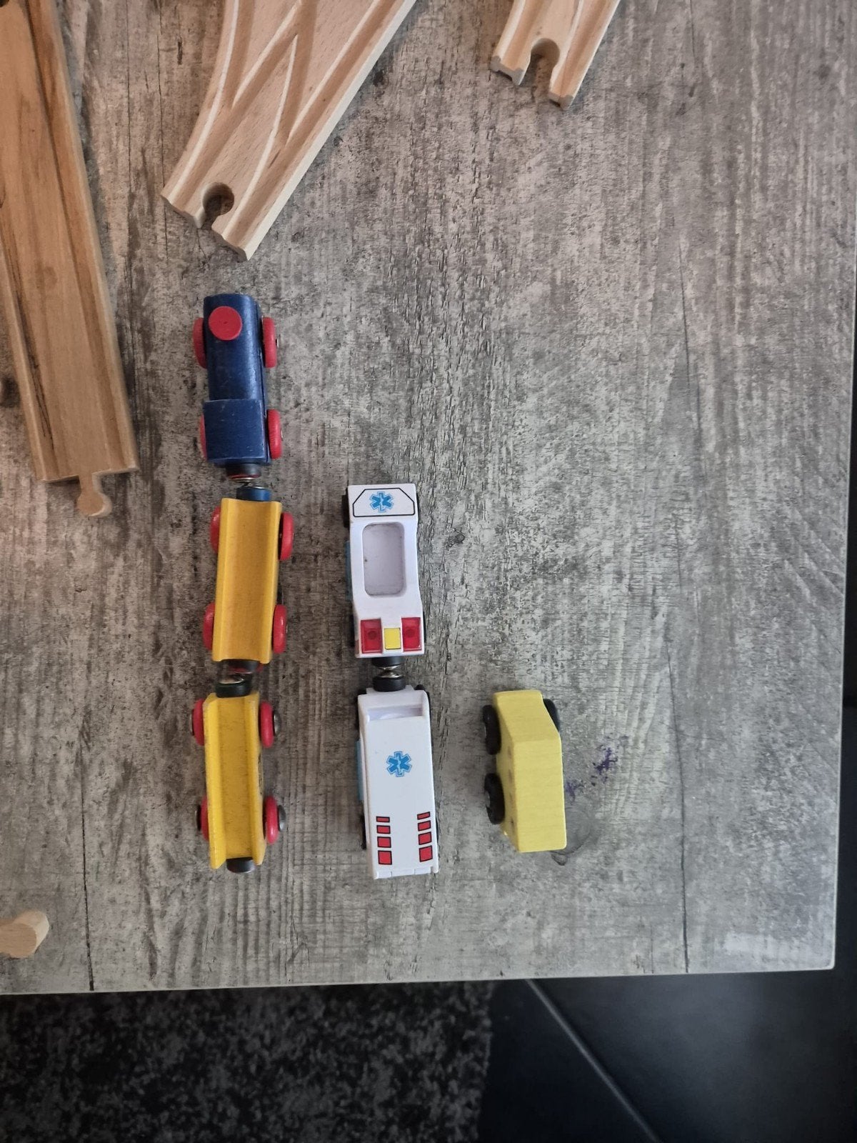 Houten Treinrails Set - 30 Stuks, Ophalen of Verzenden, Gebruikt, Overige typen