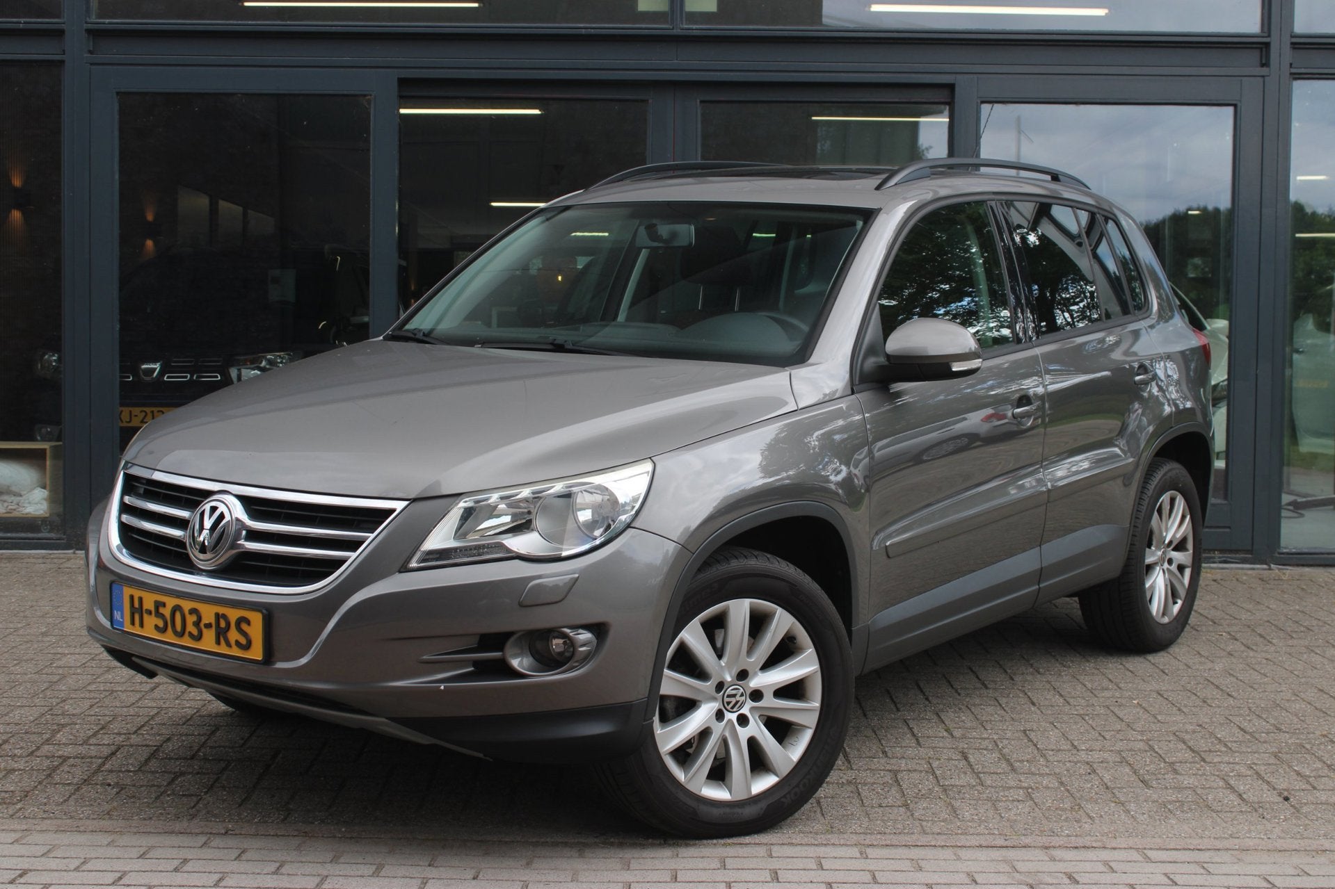 Volkswagen Tiguan 1.4 TSI Trend&Fun 4Motion | Trekhaak 2000k, Auto's, Euro 5, Stof, Gebruikt, Zwart