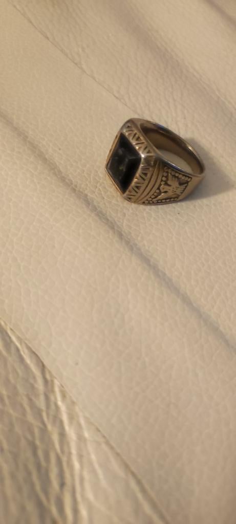 18k vergulde heren ring, Sieraden, Tassen en Uiterlijk, Ringen, Verzenden, 19 tot 20, Heer, Zo goed als nieuw