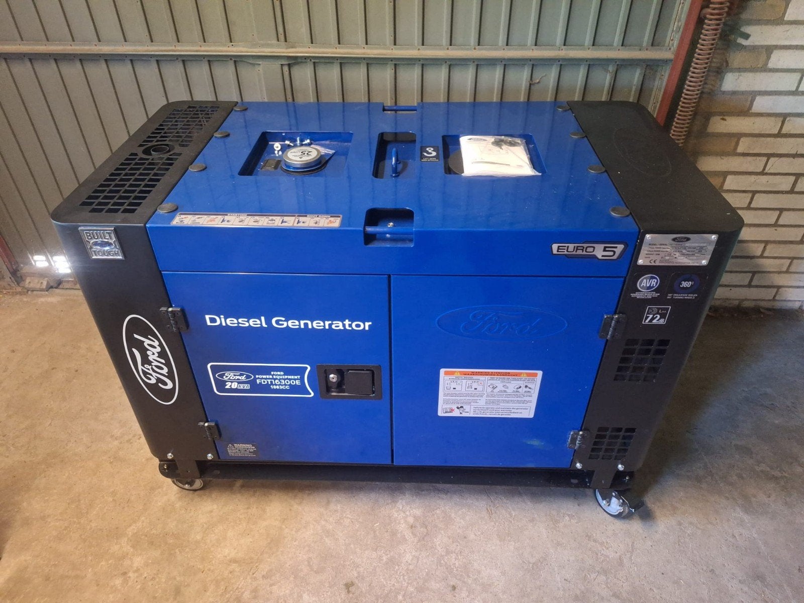 diesel generator, Ophalen, Nieuw