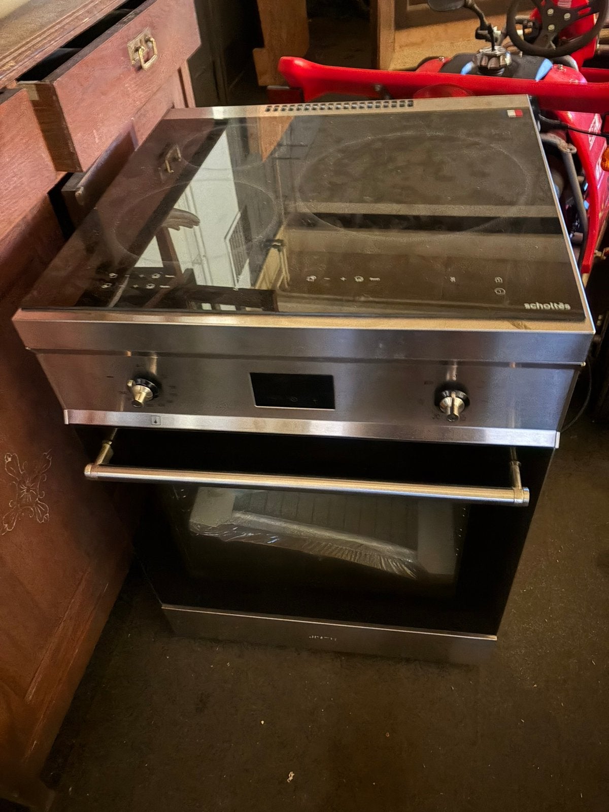 NIEUW Smeg inductiefornuis, Ophalen, 60 cm of meer, 4 kookzones, Zo goed als nieuw
