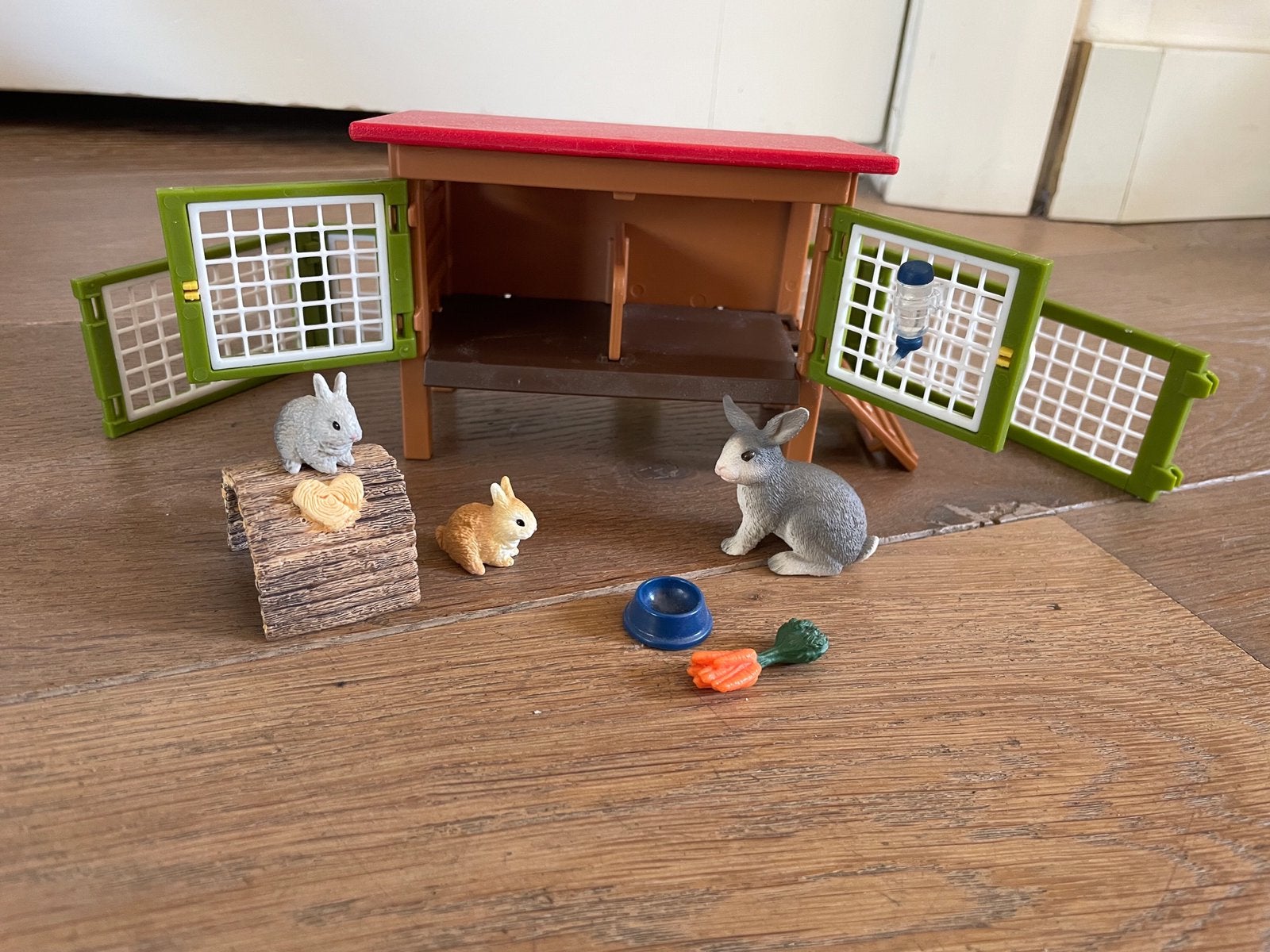 Konijnenhok schleich 42420, Ophalen, Zo goed als nieuw, Jongen of Meisje
