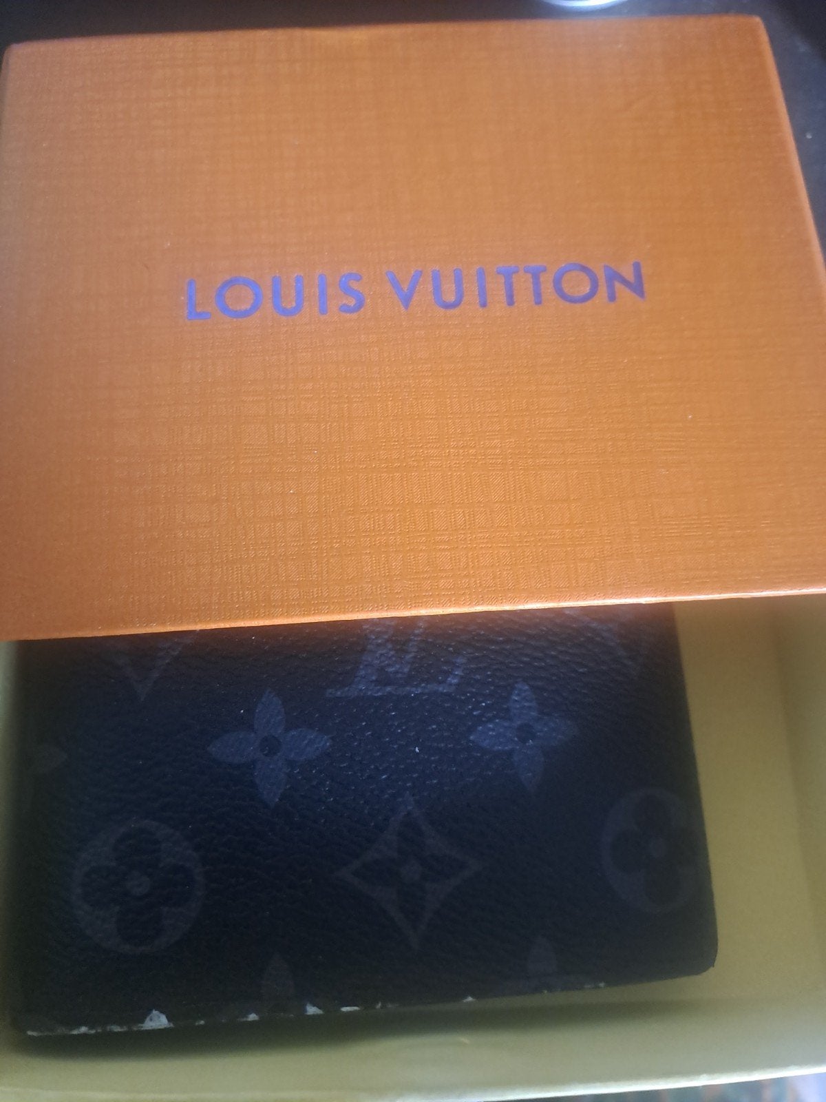 Louis Vuitton Portemonnee - Zwart Monogram, Overige merken, Zwart, Ophalen of Verzenden, Zo goed als nieuw