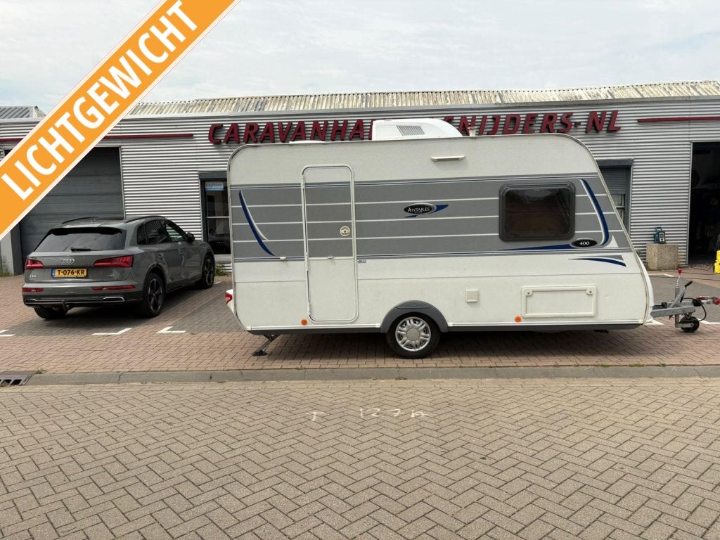 Caravelair Antares 400 Dak airco! Voortent!, Caravans en Kamperen, Bedrijf, 750 - 1000 kg, 4 tot 5 meter, Schokbreker