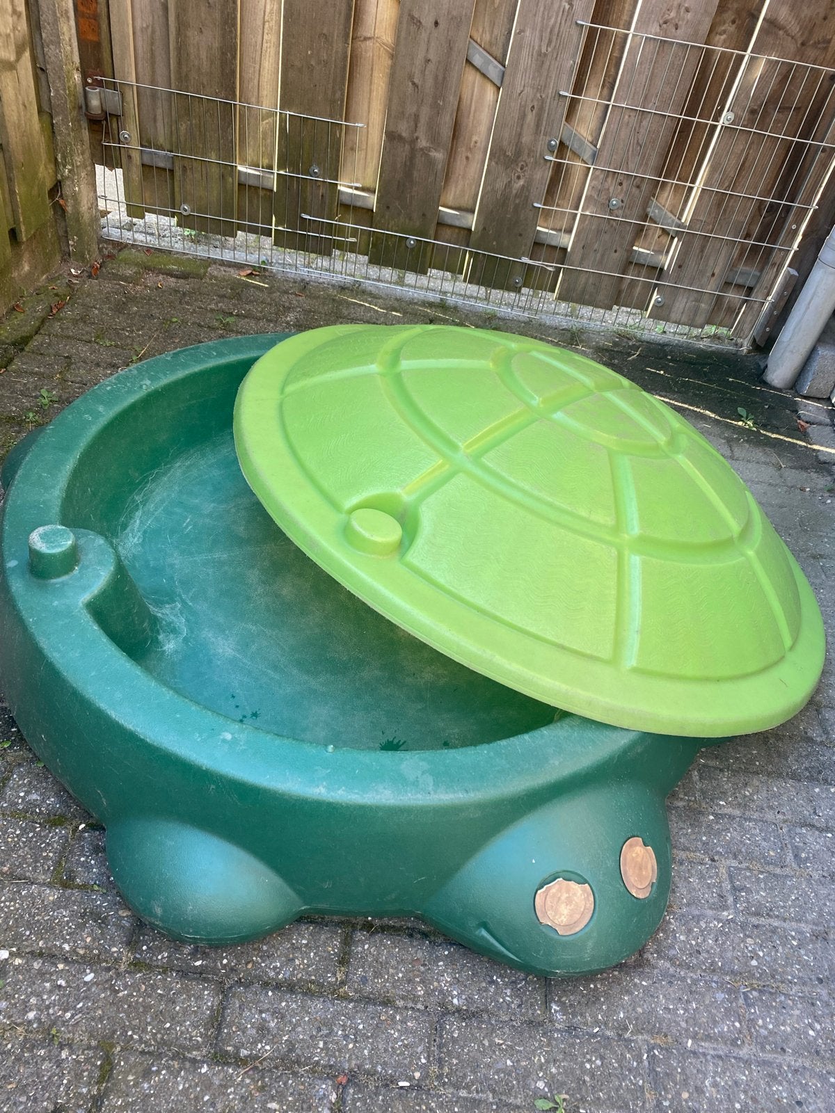 Schildpad zandbak met deksel, Kinderen en Baby's, Speelgoed | Buiten | Zandbakken, Ophalen, Gebruikt