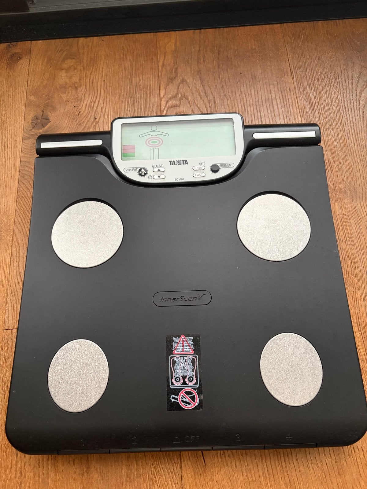 Tanita BC-601 Innerscan V Lichaamsanalyse Weegschaal, 100 kg of meer, Ophalen of Verzenden, Personenweegschaal, Fijner dan 1 gram