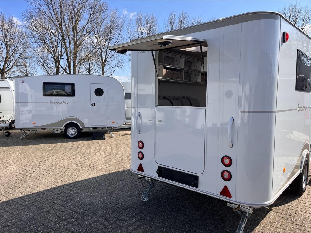 Hobby Beachy 420, Caravans en Kamperen, Overige typen, Standaardzit, Hobby, Bedrijf