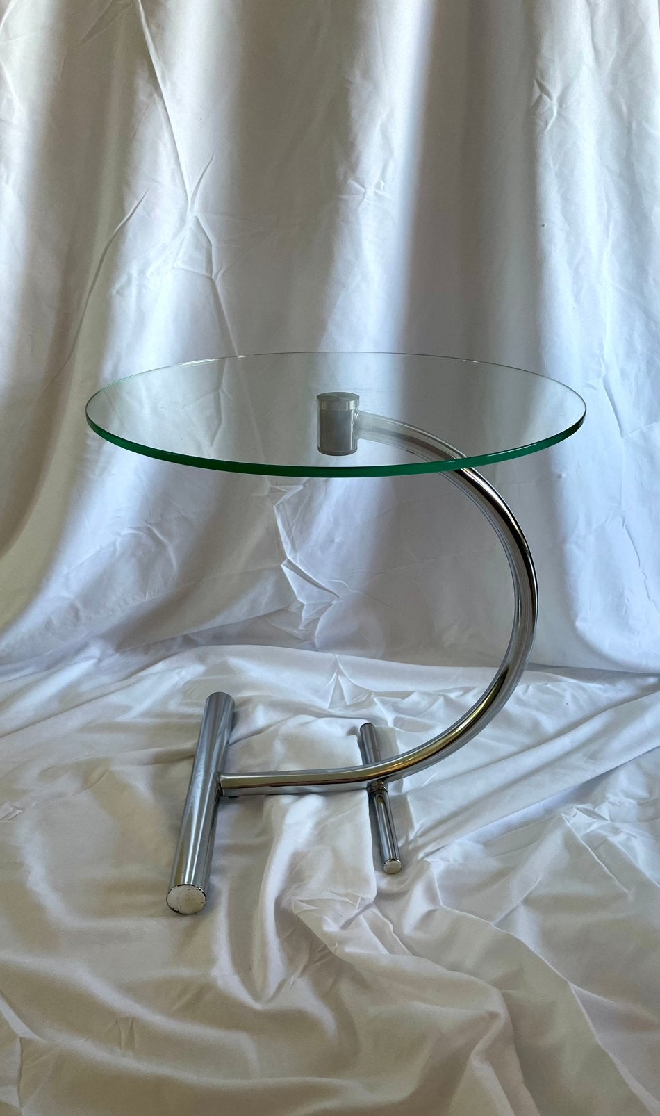 Vintage IKEA ‘RY’ Tord björklund 1989 chroom, Minder dan 55 cm, Rond, Postmodernisme, Ophalen