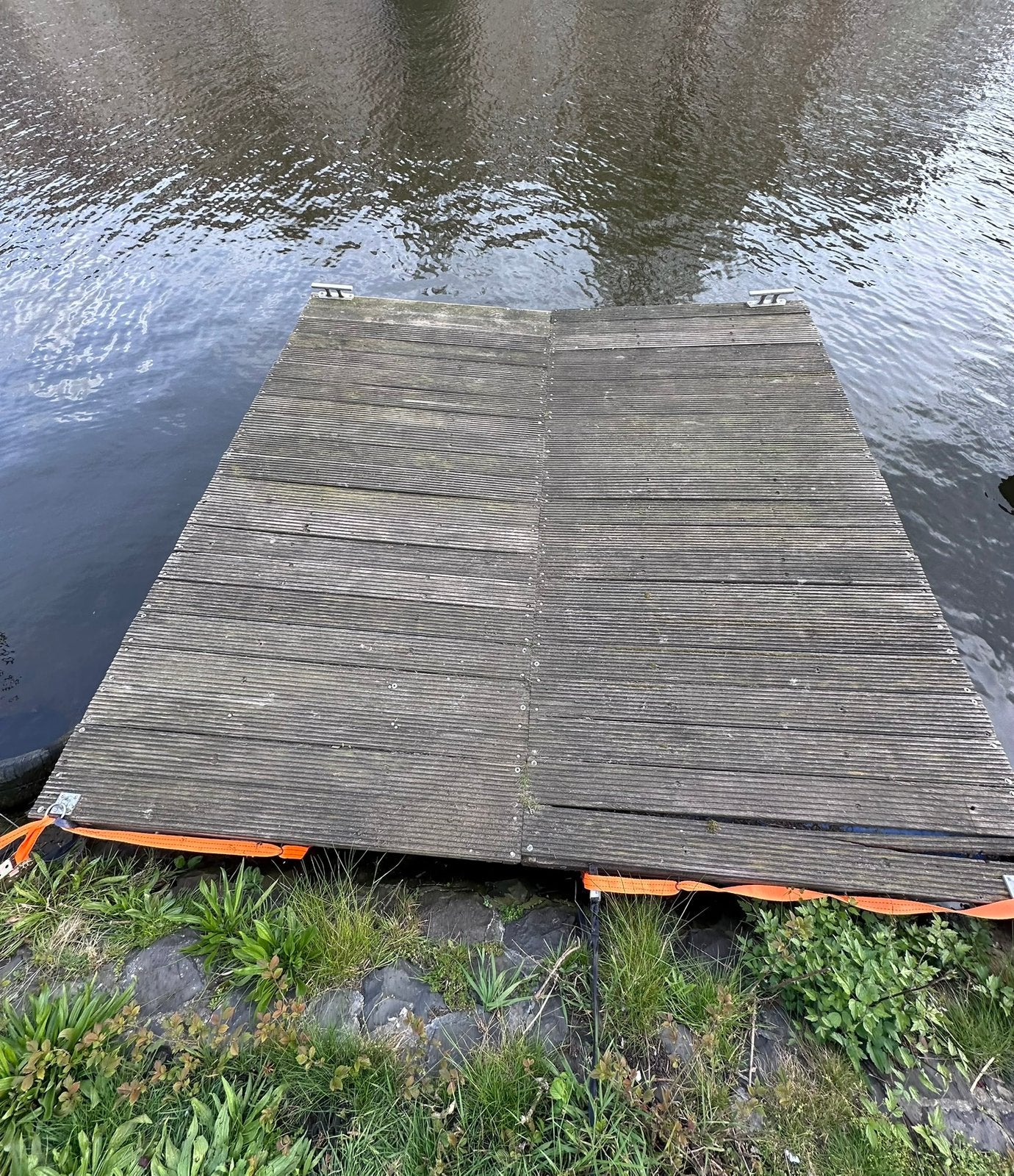 Drijvend terras, (aanleg)steiger, ponton, werkvlot, Watersport en Boten, Ophalen, Gebruikt, Overige typen