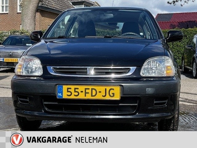 Honda Logo 1.3 CVT automaat rijklaarprijs bovag garantie, Auto's, 12 maanden, Zwart, 1343 cc, Zwart