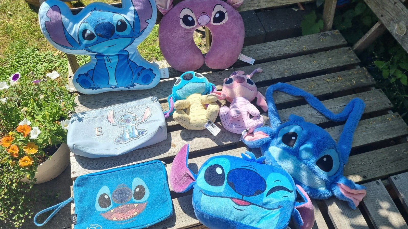 Stitch verzameling: toilettassen, tas, reiskussen, knuffels, Ophalen, Disney, Overige typen, Blauw