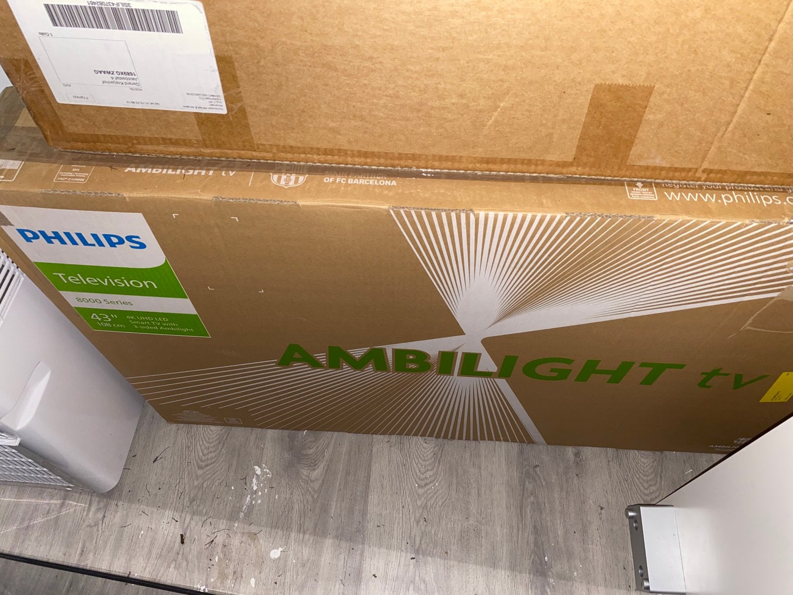 Smart tv 108 cm met Amblilight, Ophalen, Philips, 50 Hz, Zo goed als nieuw