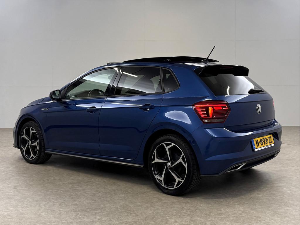 Volkswagen Polo 1.0 TSI R-line | Pano | Virtual | Carplay |, Stof, Gebruikt, Euro 6, Blauw