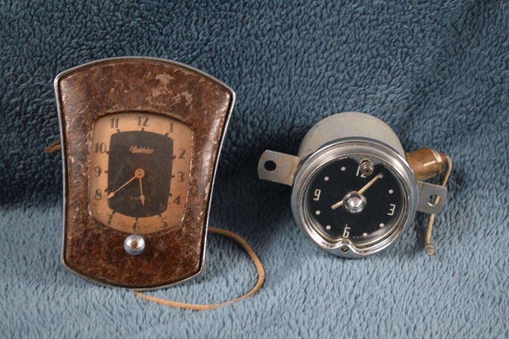Collectie 2 klok Amerikaanse auto oldtimer, Ophalen of Verzenden