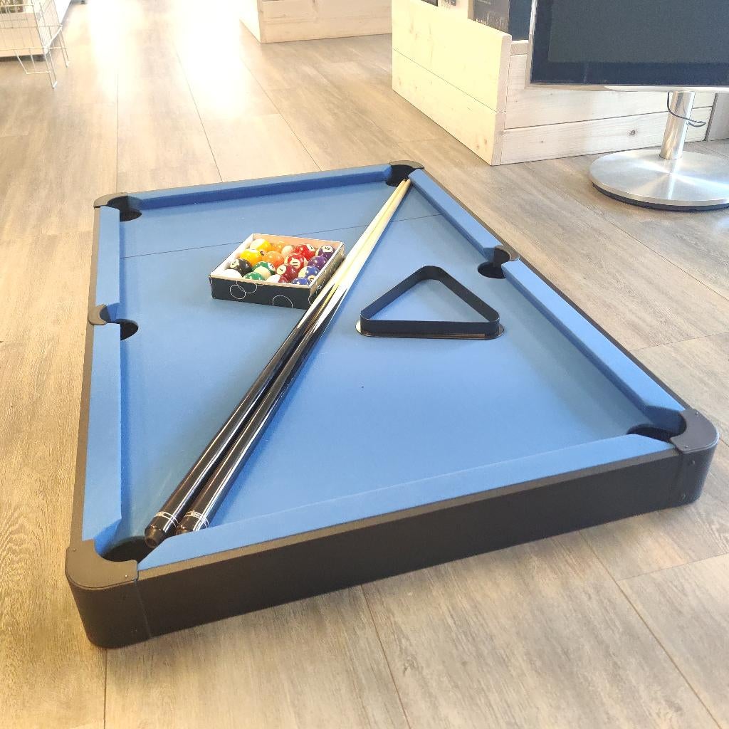 BT100 Pooltafel tafelmodel || Nu voor €49.99!, Pooltafel, Ophalen of Verzenden, X, X