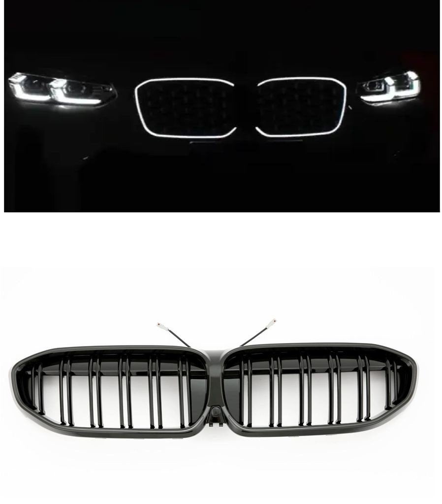 LED Grille BMW 3 Serie G20 G21 Glans Zwart Dubbele Spijl, Auto diversen, Verzenden, Automotive Parts, A.parts@hotmail.nl, Trasmolenlaan 12 3447 GZ Woerden