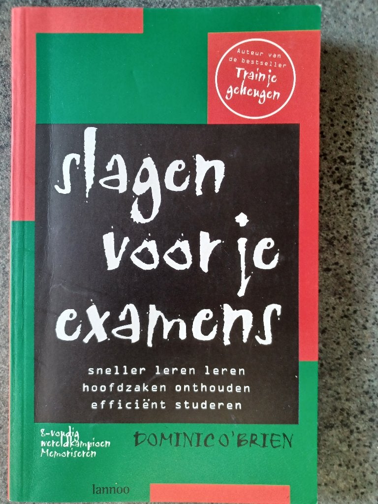 D. O'Brien - Slagen voor je examens, Sociale wetenschap, Nieuw, Ophalen of Verzenden, D. O'Brien