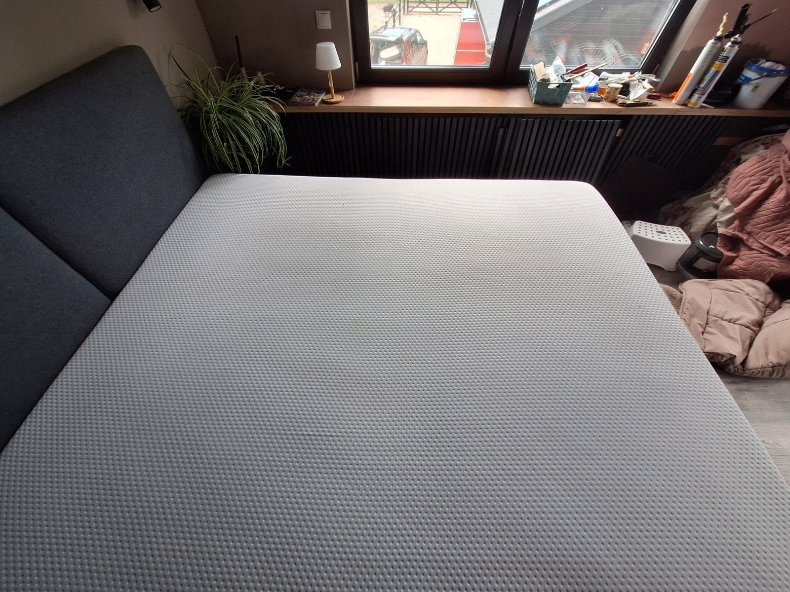 Emma bed en matras 180x210 - Zo goed als nieuw, Ophalen, 210 cm, Tweepersoons, Zo goed als nieuw