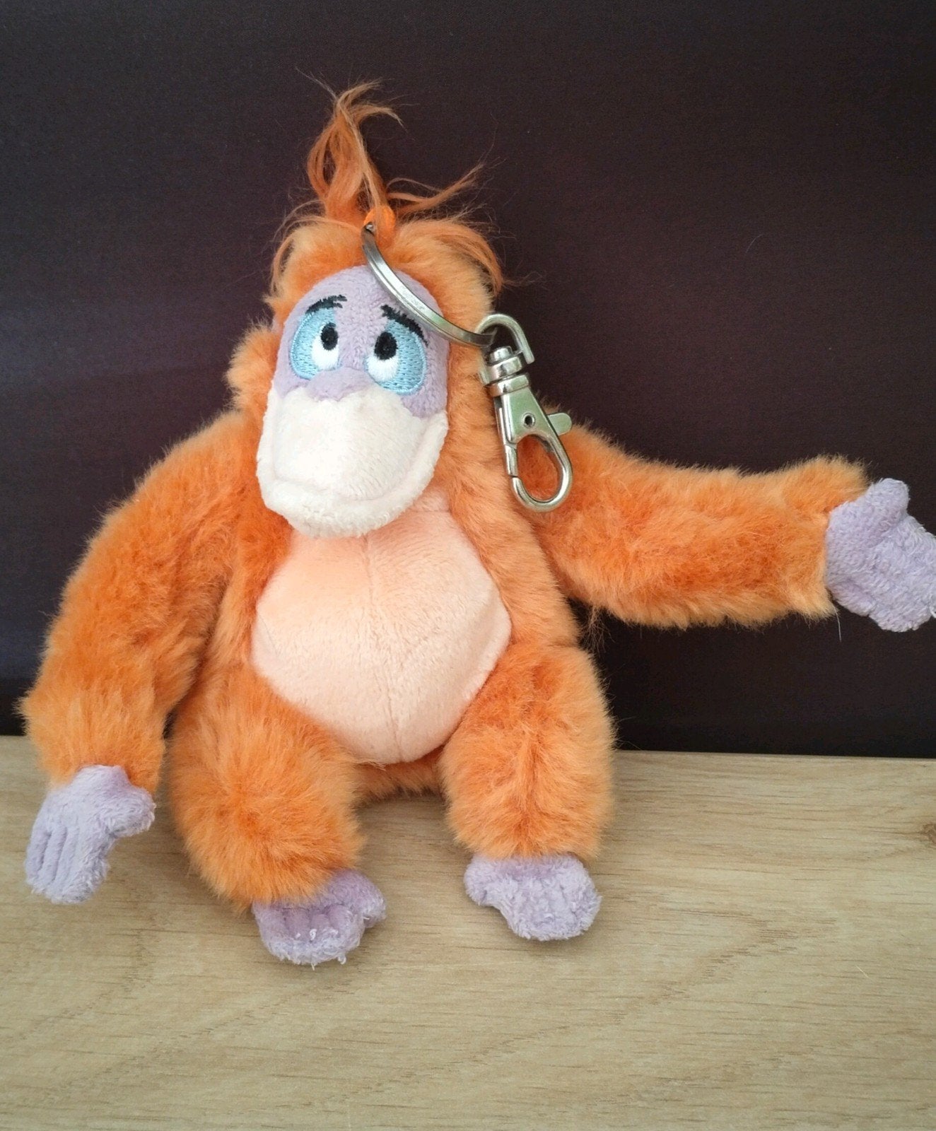 Disneyland Resort Koning Louie  Knuffel Sleutelhanger, Kinderen en Baby's, Oranje, Disney, Disney, Verzenden