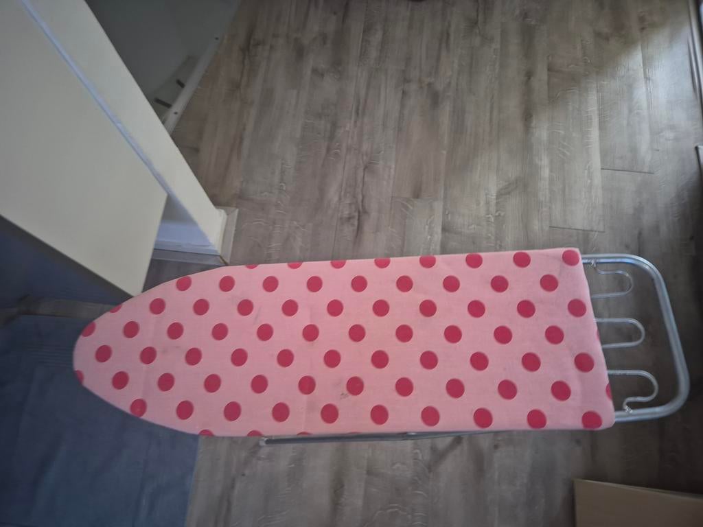 Vintage strijkplank met wasrekje en knijpers, Witgoed en Apparatuur, Strijkijzers en Strijkplanken, Ophalen