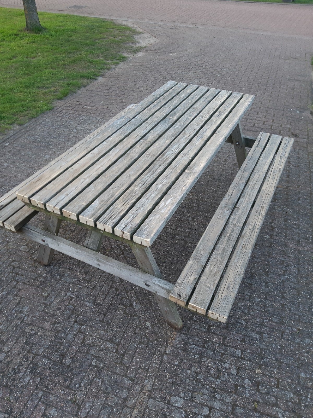 Picknicktafel, Ophalen, Rechthoekig, Hout