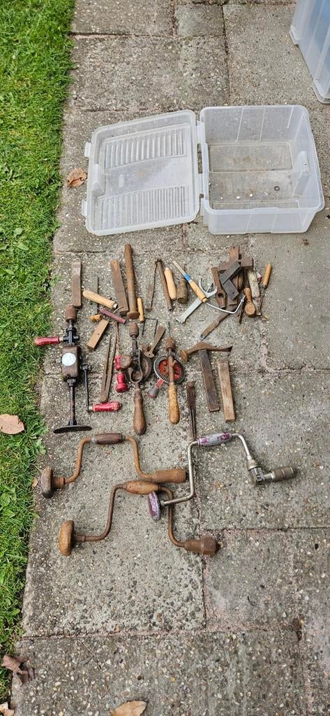 Grote partij vintage gereedschap, Ophalen of Verzenden