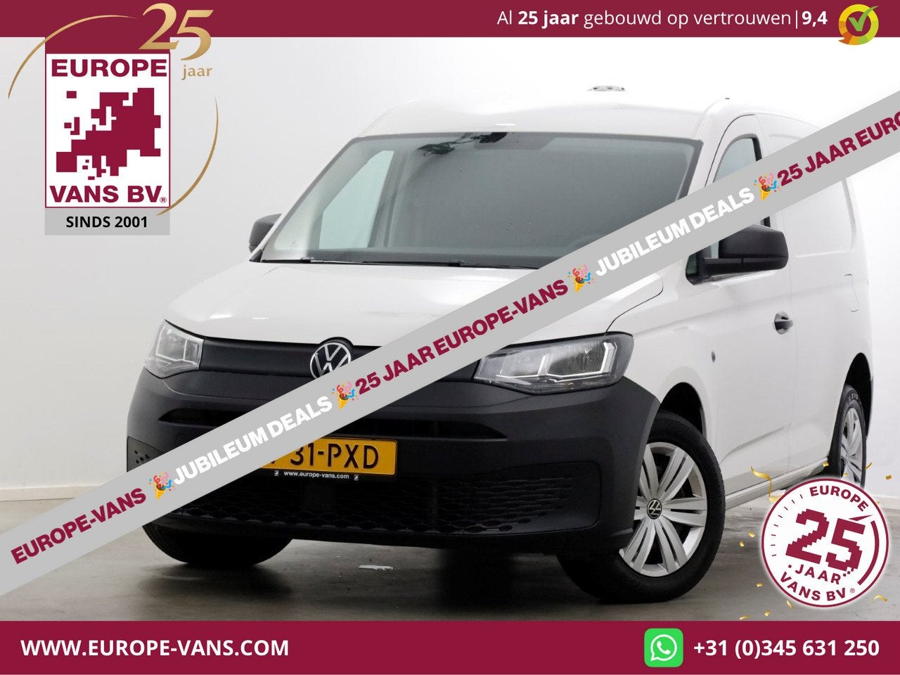 Volkswagen Caddy Cargo 2.0 TDI Airco/CarPlay/Cruise Control, Auto's, Voorwielaandrijving, Gebruikt, Euro 6, 4 cilinders
