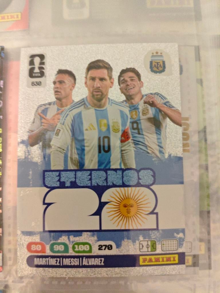 Messi Eternos 22 - Panini WK 2026 kaart, Ophalen of Verzenden, Zo goed als nieuw, Plaatje
