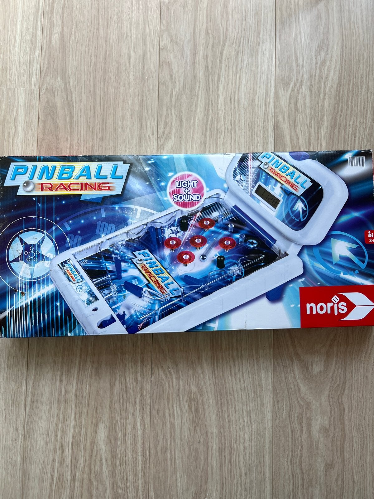 Pinball Racing Flipperkast met Licht en Geluid Noris, Ophalen of Verzenden, Nieuw, Jongen of Meisje