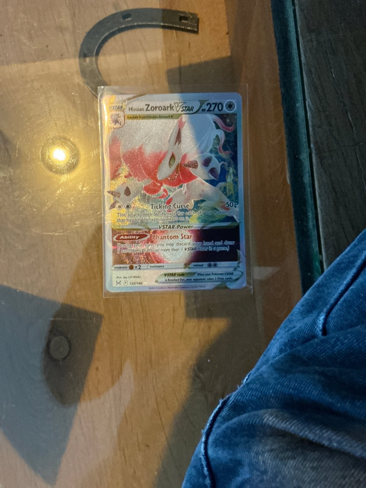 Pokémon Hisuian Zoroark VSTAR 270, Ophalen of Verzenden, Zo goed als nieuw, Losse kaart