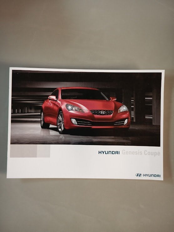 Hyundai Genesis Coupe 2010 12 pag., Verzenden, Zo goed als nieuw, Overige merken