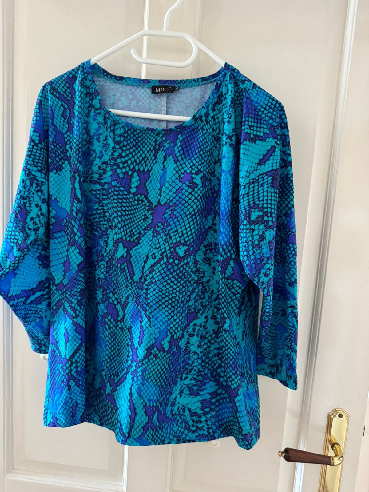 Moq top xl, Blauw, Maat 46/48 (XL) of groter, Ophalen of Verzenden, Zo goed als nieuw