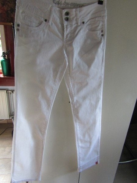 D875 EDC Esprit mt 34 nieuw jeans wit FIVE, Verzenden, Wit, Nieuw, Maat 34 (XS) of kleiner