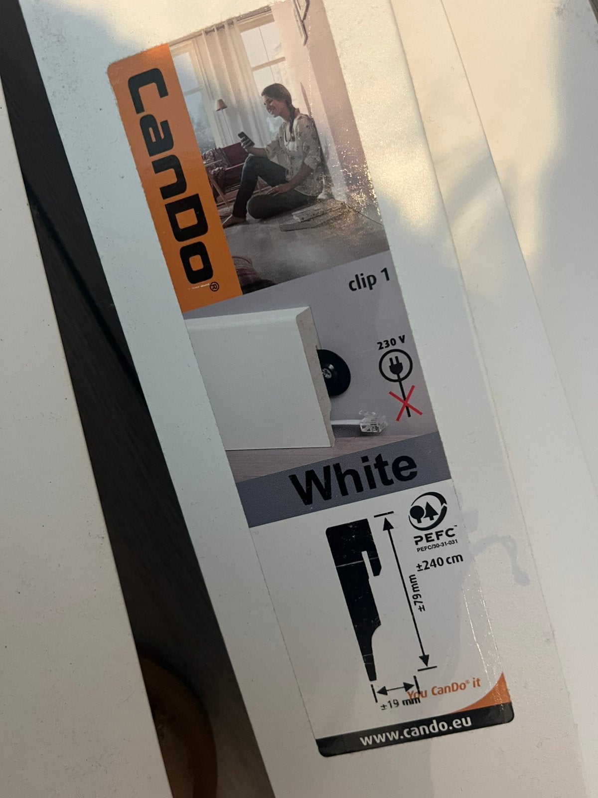 Cando plint 79 mm 5 stuks, Ophalen, 50 tot 150 cm, Nieuw, Minder dan 5 m²