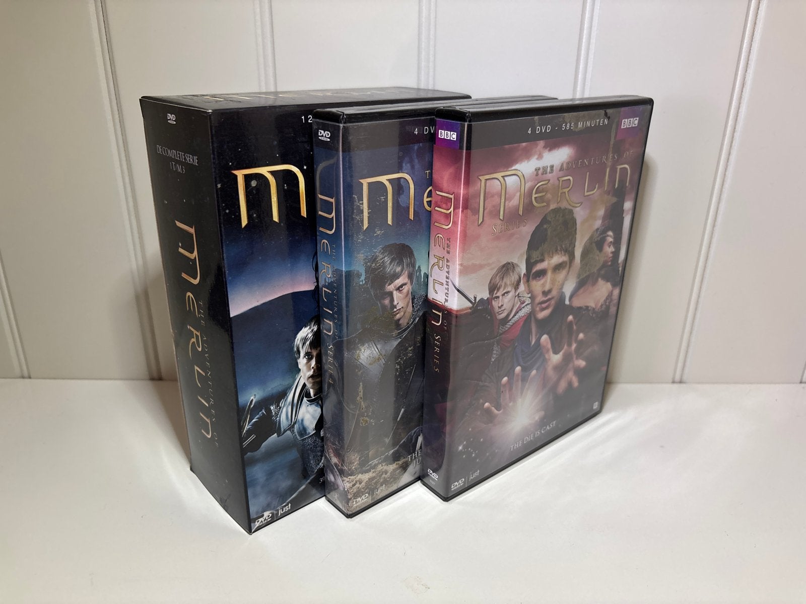 Merlin complete serie, seizoen 1 t/m 5 dvd, Engels, Nederlands, Science Fiction en Fantasy, Ophalen of Verzenden