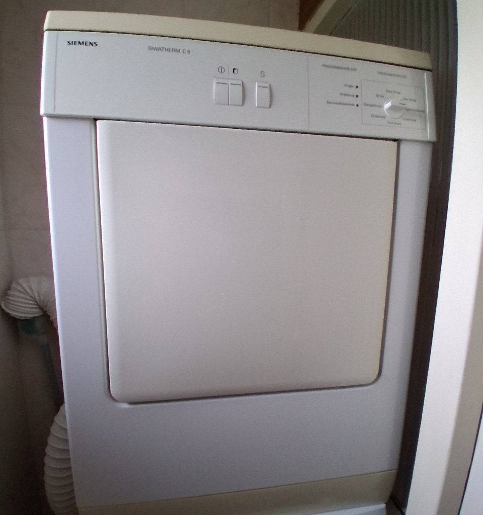 Siemens Siwatherm C 6 wasdroger, Ophalen, 6 tot 8 kg, Luchtafvoer, Zo goed als nieuw