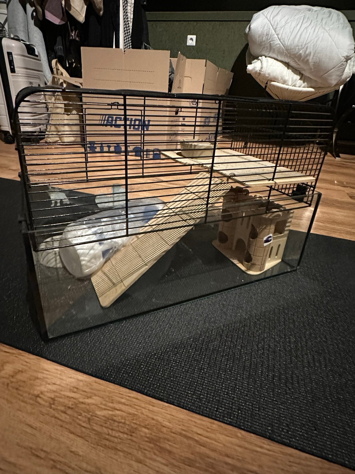 Hamsterkooi, Ophalen of Verzenden, Minder dan 75 cm, Kooi, Minder dan 60 cm